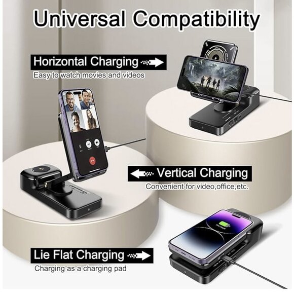 Wireless Charging Phone Stand with Speaker - Picture 4 of 8